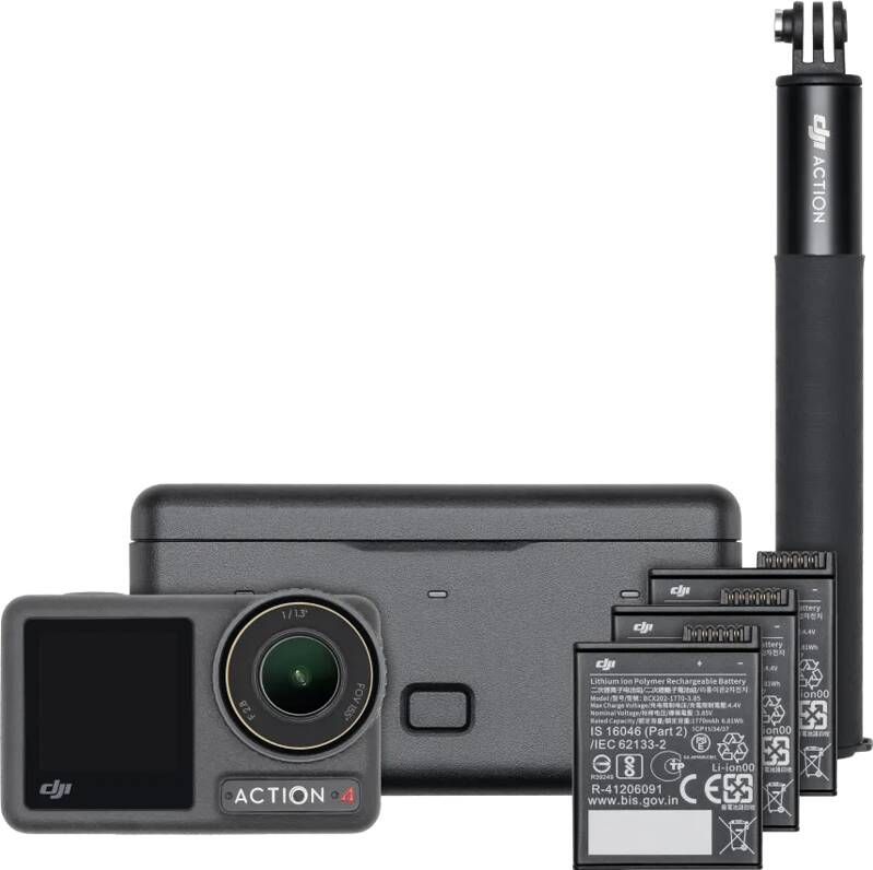 DJI Osmo Action 4 Adventure Combo | Action camera s | Fotografie Videocamera s | 6941565965080