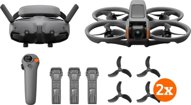 DJI Avata 2 Fly More Combo (3 Batterijen) | Drones | 6941565980120