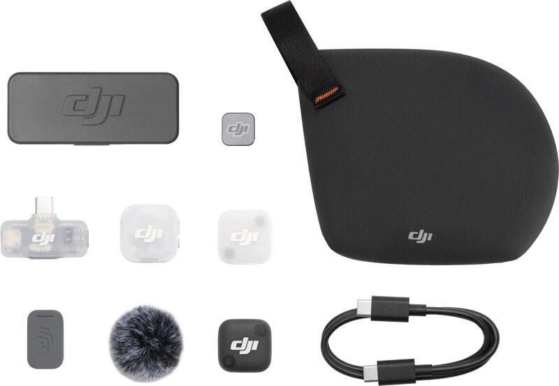 DJI Mic Mini 2 Single Mobile Ontvanger + Oplaadcase (voor Mic & Mic Mini Series)