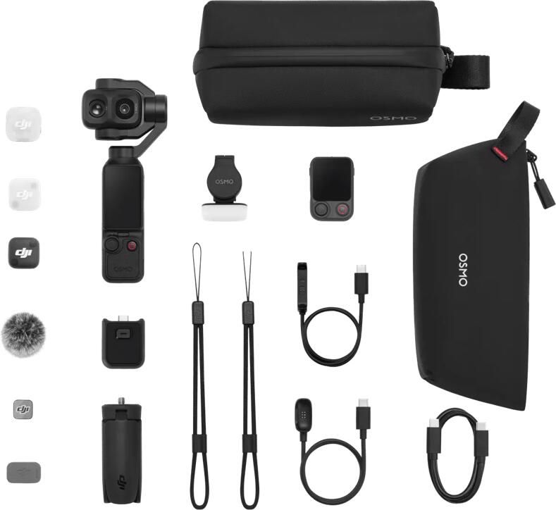 DJI Osmo Pocket 4P (Pro) Creator Combo Zwart