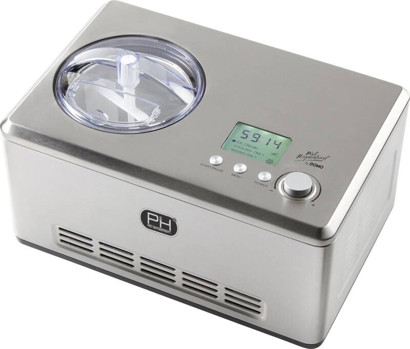 Domo DO9201I Ijsroommachine met compressor 2 L | IJs&Yoghurt bereiders | Keuken&Koken Keukenapparaten | DO9201I