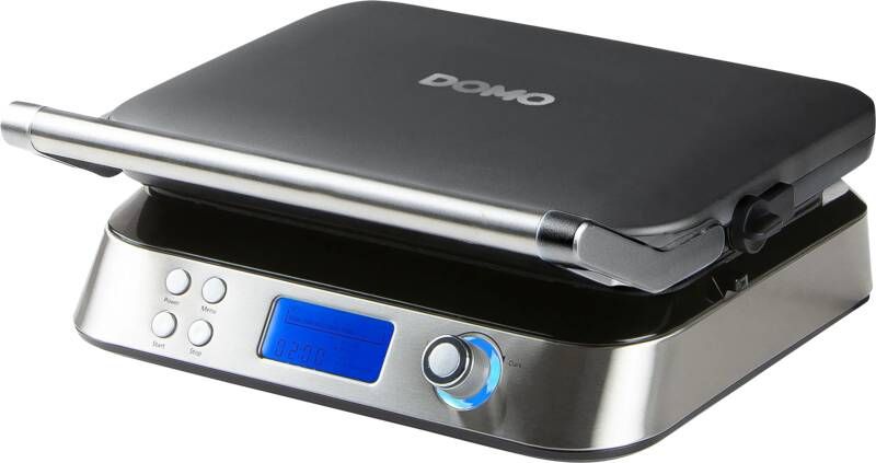 Domo DO9219W Wafelijzer Waffle Genius – Digitaal Belgisch Wafelijzer Vierkante Wafels – 5x5