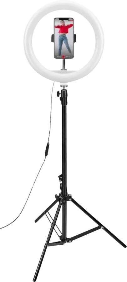 Celly Ring Light Tripod 160 Hoog USB | Camera's en toebehoren | 8021735764502