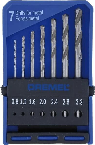 Dremel Microboorset Diam. 0 8 1 2 1 6 2 2 4 2 8 3 2mm