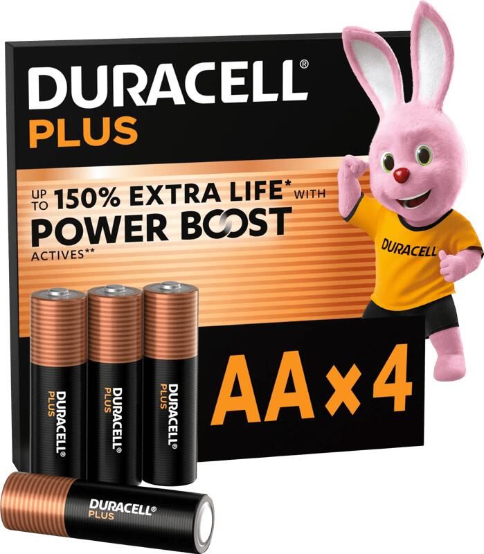 Coppens Duracell Plus Power Boost AA 4 pack