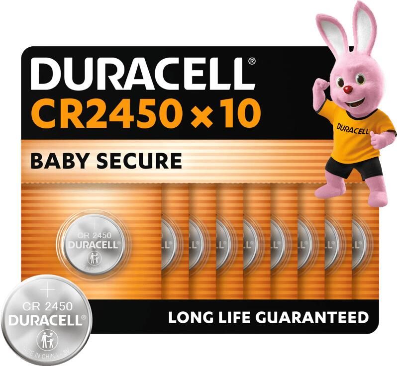 Duracell Specialty CR2450 lithium knoopcelbatterijen 3V 10 stuks
