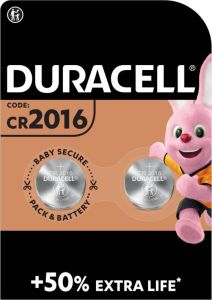 Duracell Specialty 2016 Lithium-knoopcelbatterij 3V 2 stuks