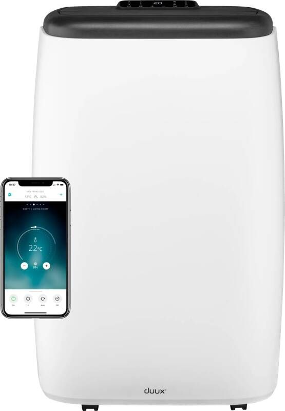 Duux North 18K BTU u Wit- Smart Mobiele Airco Mobiele Airconditioning Inclusief Raamafdichtingsset
