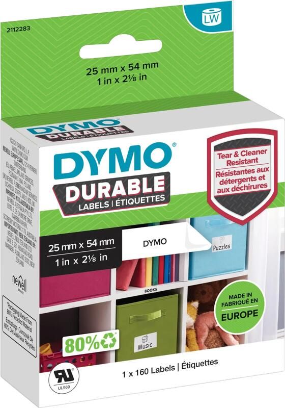 Dymo Duurzame LabelWriter Etiket 25x54mm 160 stuks