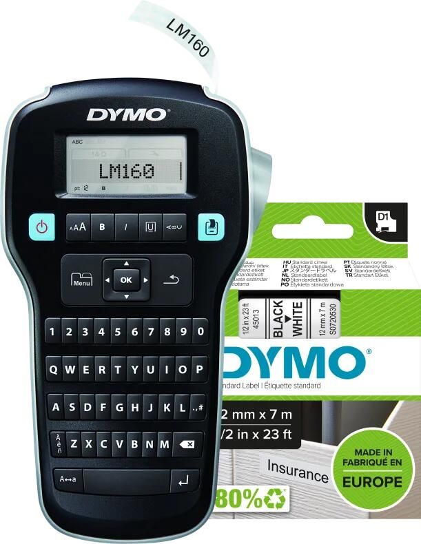 Dymo LabelManager 160 + 1 extra label