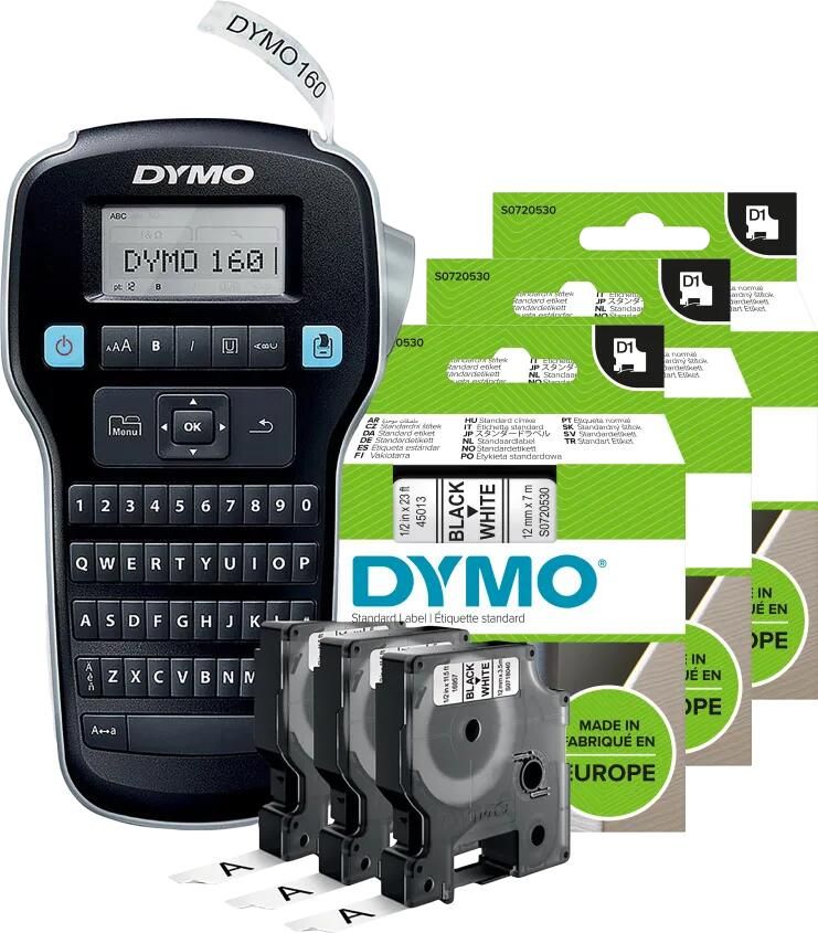Dymo LabelManager 160 Qwerty Valuepack + 3 extra labels