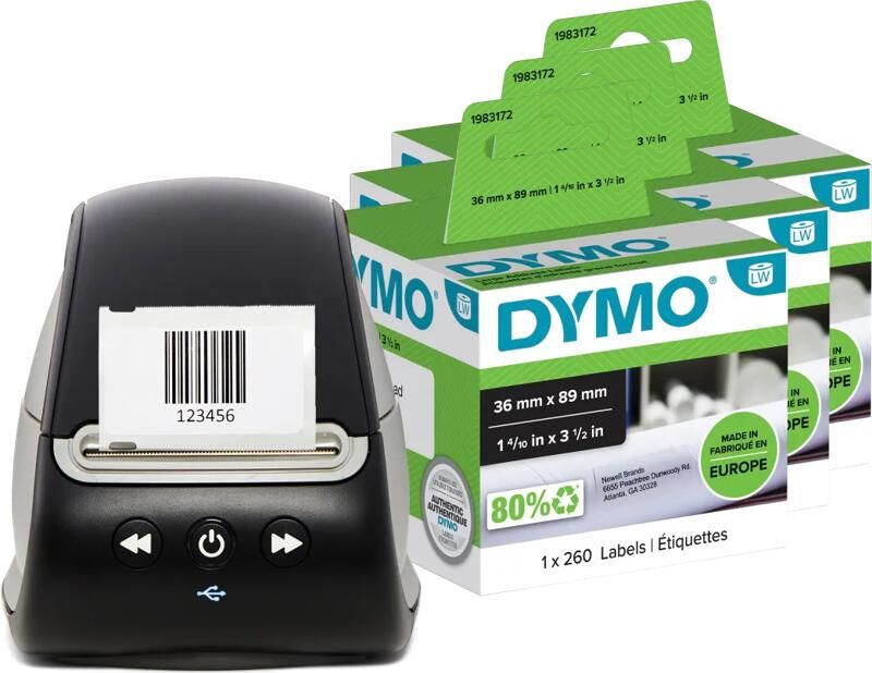 Dymo LabelWriter 550 + 3 extra labels