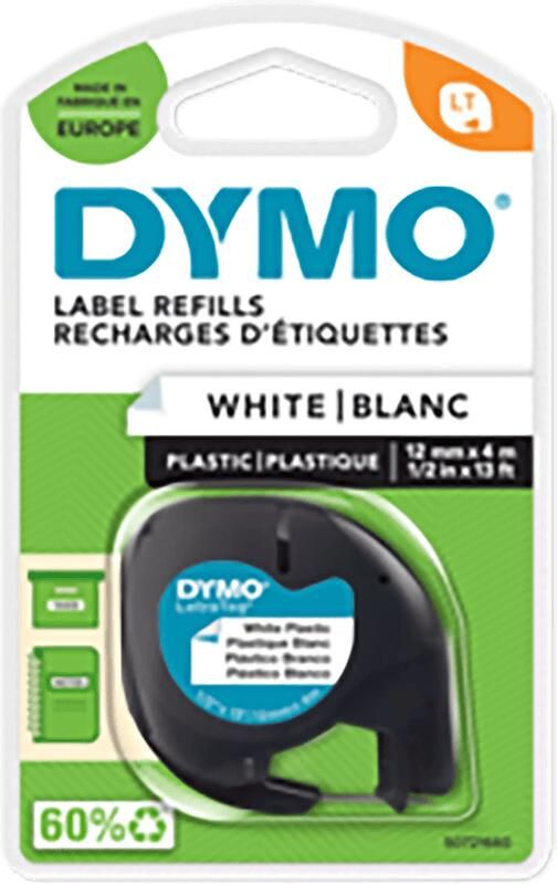 Dymo 91221 S0721660 zwart op wit breedte 12 mm labels