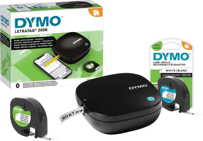 Dymo LetraTag 200B Bluetooth Labelprinter + 1 extra label