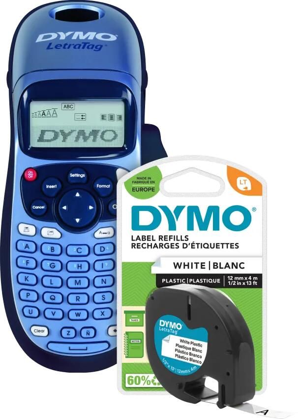 Dymo LetraTag LT-100H + 1 extra label