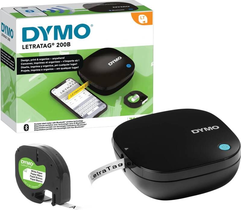 Dymo LetraTag 200B Bluetooth Labelprinter + tape
