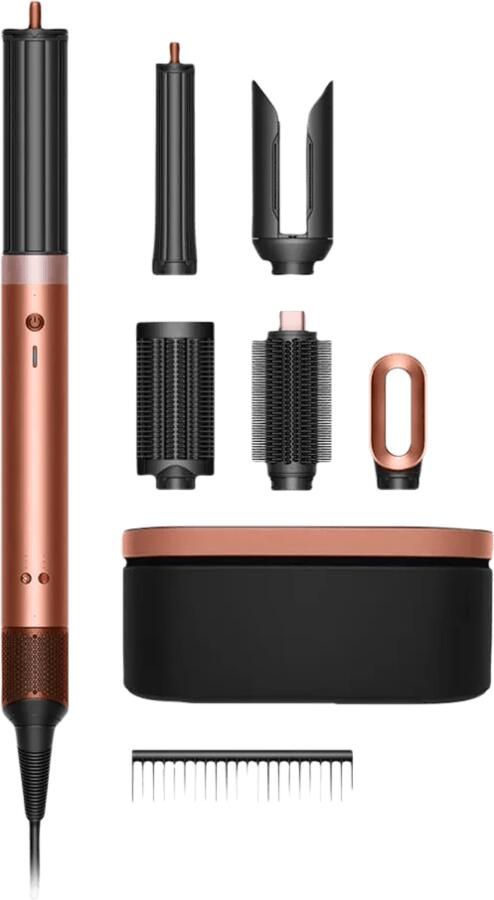 Dyson Airwrap Co-anda 2x Straight + Wavy Limited Edition Amber Silk