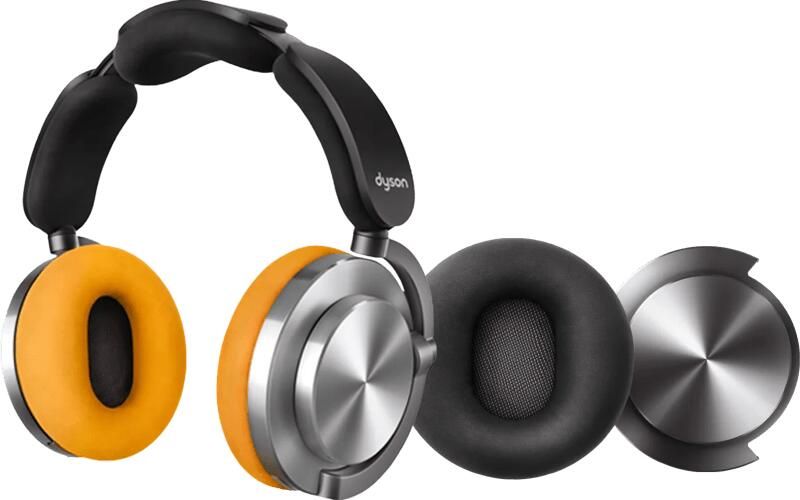 Dyson OnTrac Aluminium + oorkussen Zwart + oorschelp Zwart