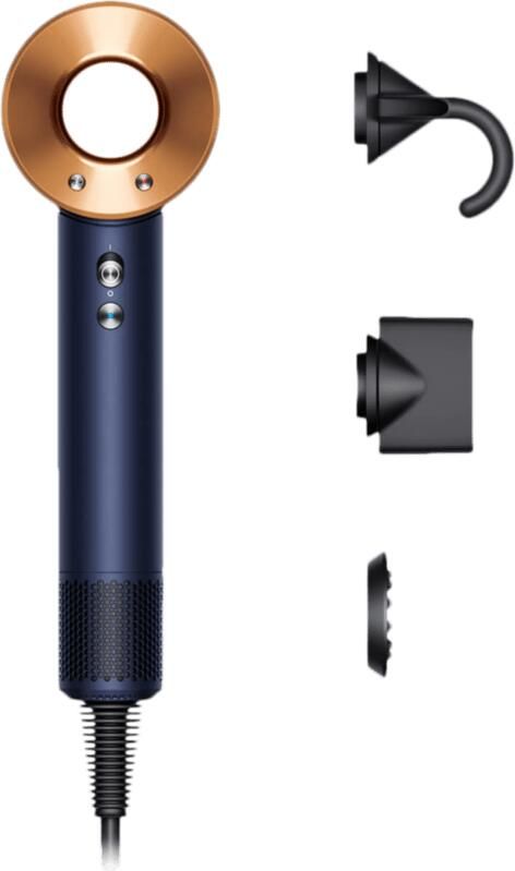 Dyson Supersonic Straight & Wavy Föhn Haardroger Blue Copper