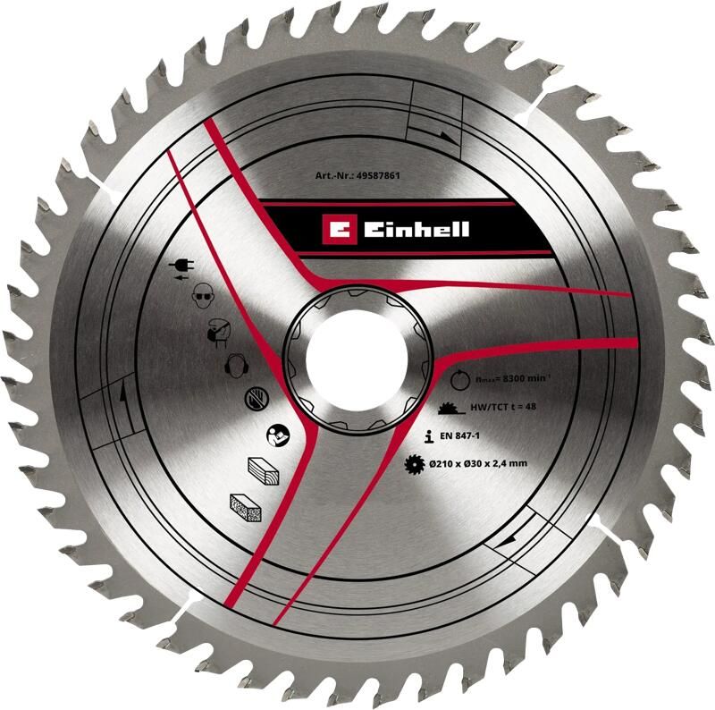 Einhell HM TCT Zaagblad 210x30x2 4 mm 48 T