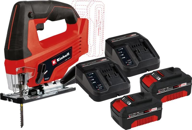 Einhell TC-JS 18 Li Solo 4 0 Ah Accu (2x) Starterspakket
