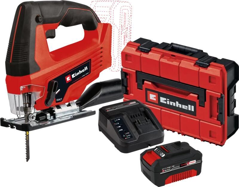 Einhell TC-JS 18 Li Solo 4 0 Ah Accu E-Case S-F Starterspakket