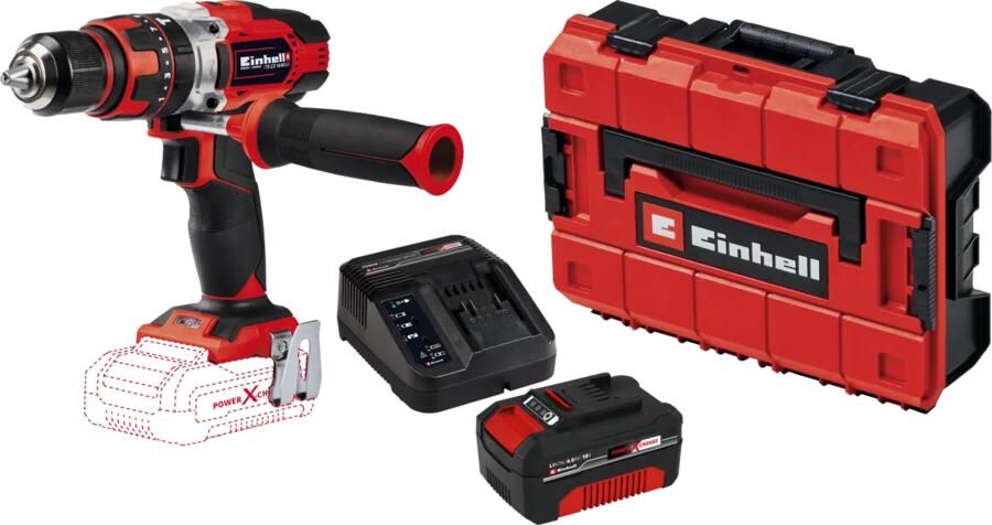 Einhell TE-CD 18 48 Li-i Solo 4 0 Ah Accu E-Case S-F Starterspakket