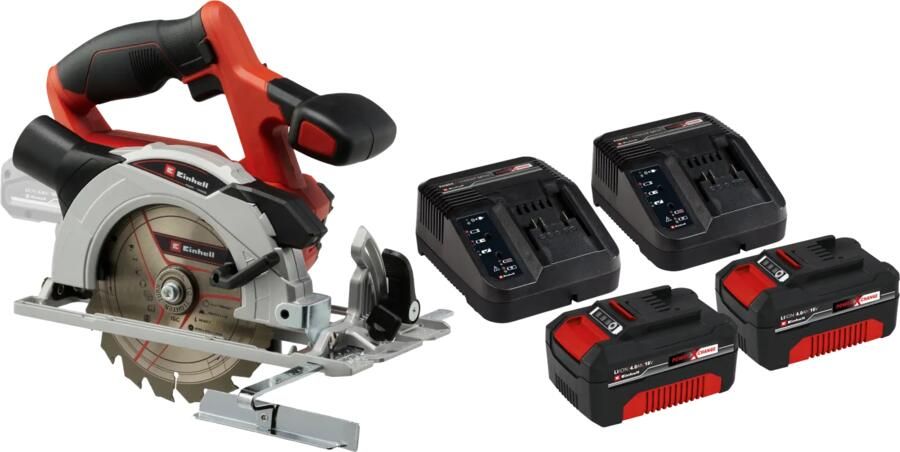 Einhell TE-CS 18 150 Li Solo 4 0 Ah Accu (2x) Starterspakket