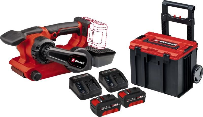 Einhell TP-BS 18 457 Li BL Solo 4 0 Ah Accu (2x) E-Case L Starterspakket