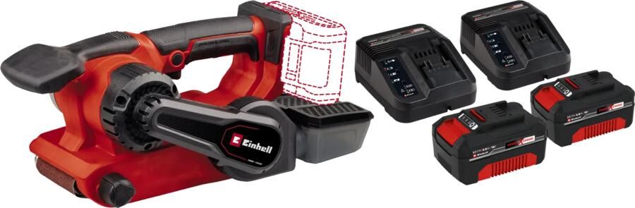 Einhell TP-BS 18 457 Li BL Solo 4 0 Ah Accu (2x) Starterspakket