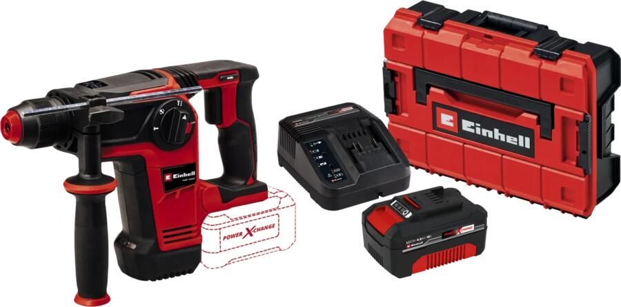Einhell TP-HD 18 26 Li BL Solo + 18 V 4.0 Ah Starter Kit- Power X-Change