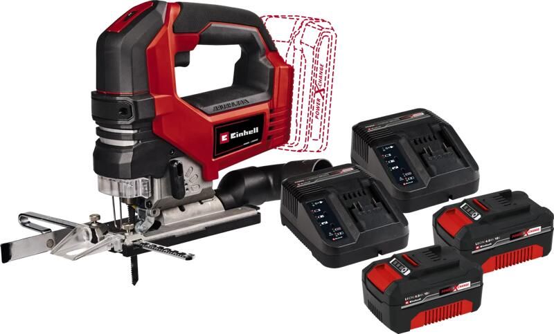 Einhell TP-JS 18 135 Li BL Solo 4 0 Ah Accu (2x) Starterspakket
