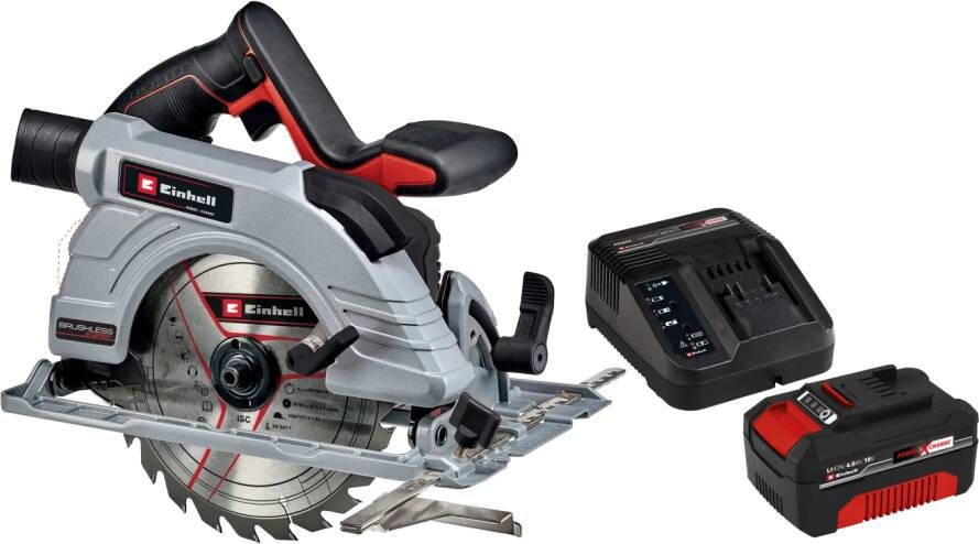 Einhell TP-CS 18 190 Li BL Solo + 18 V 4.0 Ah Starter Kit Power X-Change