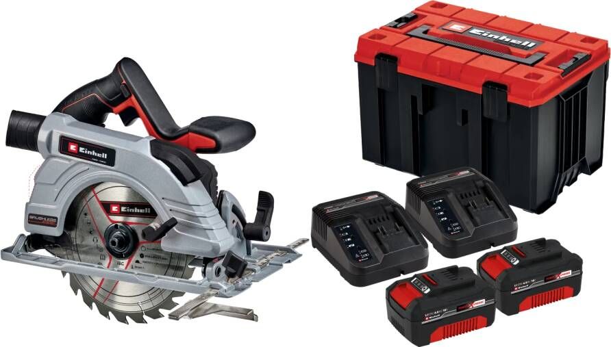 Einhell TP-CS 18 190 Li BL Solo 4 0 Ah Accu (2x) E-Case M Starterspakket