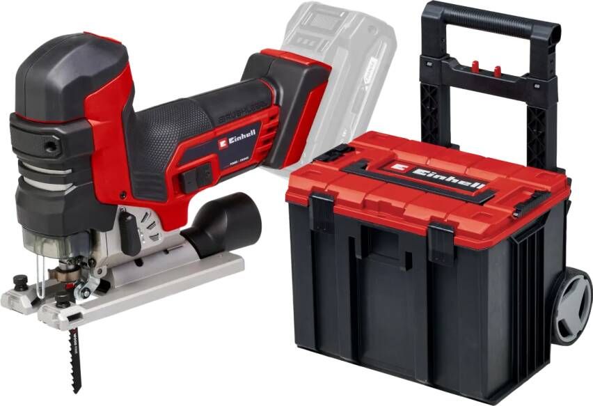 Einhell TP-JST 18 135 Li BL Solo (zonder accu) + E-Case L