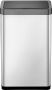 EKO Mirage Sensor Prullenbak 80 Liter matzilver RVS soft-close fingerprintproof - Thumbnail 1