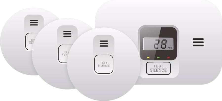 Elro Blue Line CBFS25 Rookmelder 3-pack + Koolmonoxidemelder