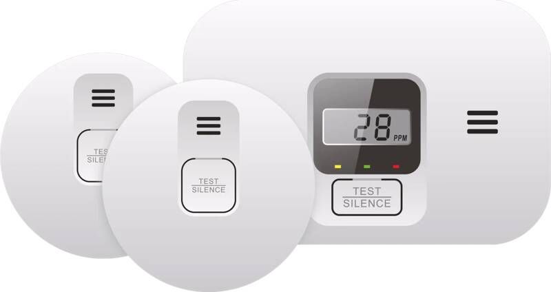 Elro Blue Line CBFS25 Rookmelder Duo pack + Koolmonoxidemelder