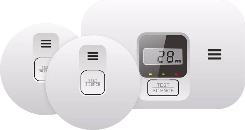 Elro Blue Line CBFS36 Rookmelder Duo pack + Koolmonoxidemelder