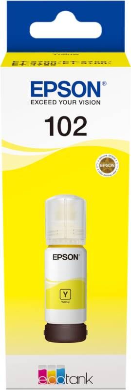 Epson inktfles 102 geel pagina&apos;s OEM: C13T03R440