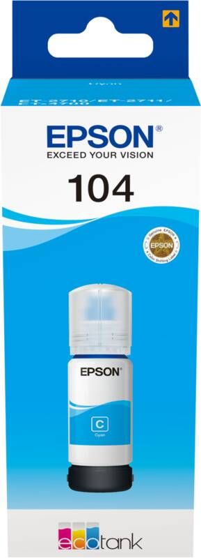 Epson 104 EcoTank Cyaan ink bottle T00P240 (WE)