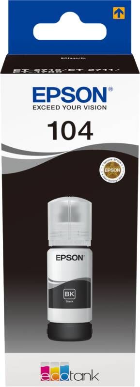 Epson 104 EcoTank Black ink bottle T00P140 (WE)