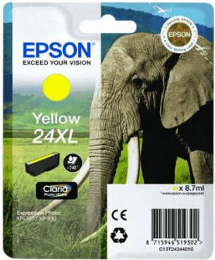 Epson 24XL Cartridge Geel
