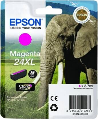Epson Cartridge T2433 Elephant Magenta XL
