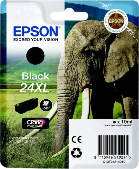 Epson 24XL Cartridge Zwart