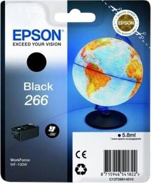 Epson Globe 266 zwarte cartridge DURABrite Ultra-inkt