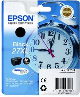 Epson DURABrite Ultra Ink 27 XL inktpatroon zwart T 2711