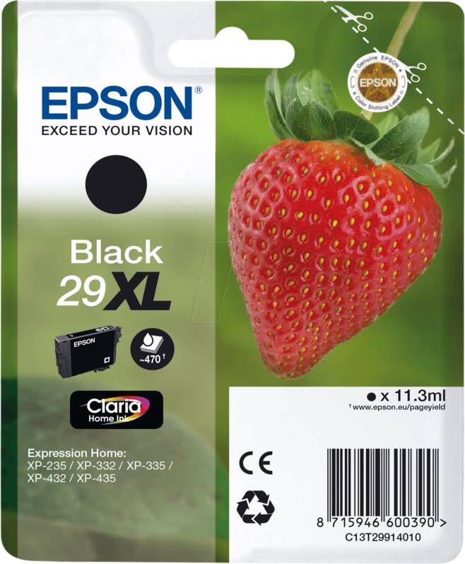 Epson AARDBEI ZWART XL T2991 cartridge