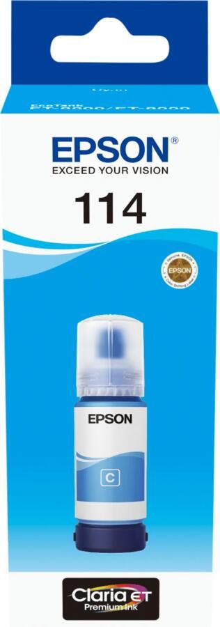 Epson 114 Inktflesje Cyaan