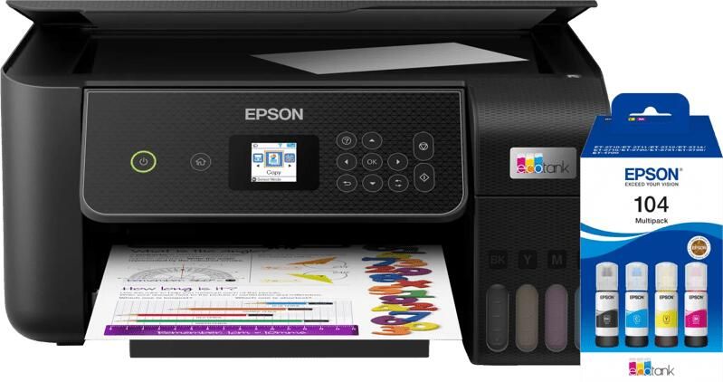 Epson EcoTank ET-2871 + 1 set extra inktflesjes